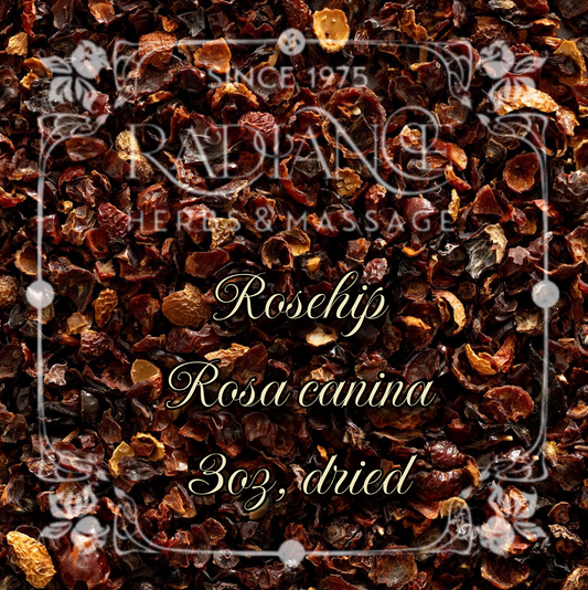 Rosehip, Rosa canina, 3oz - dried