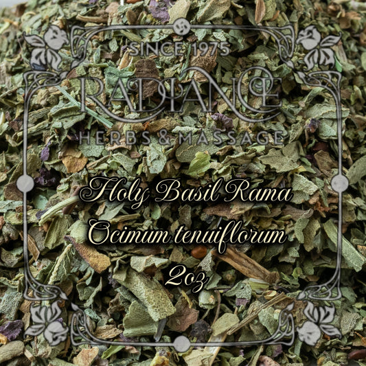 Holy Basil Rama, Ocimum tenuiflorum - 2oz, dried leaf