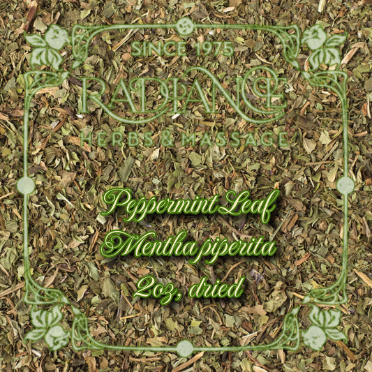 Peppermint Leaf, Mentha piperita, 2oz, dried