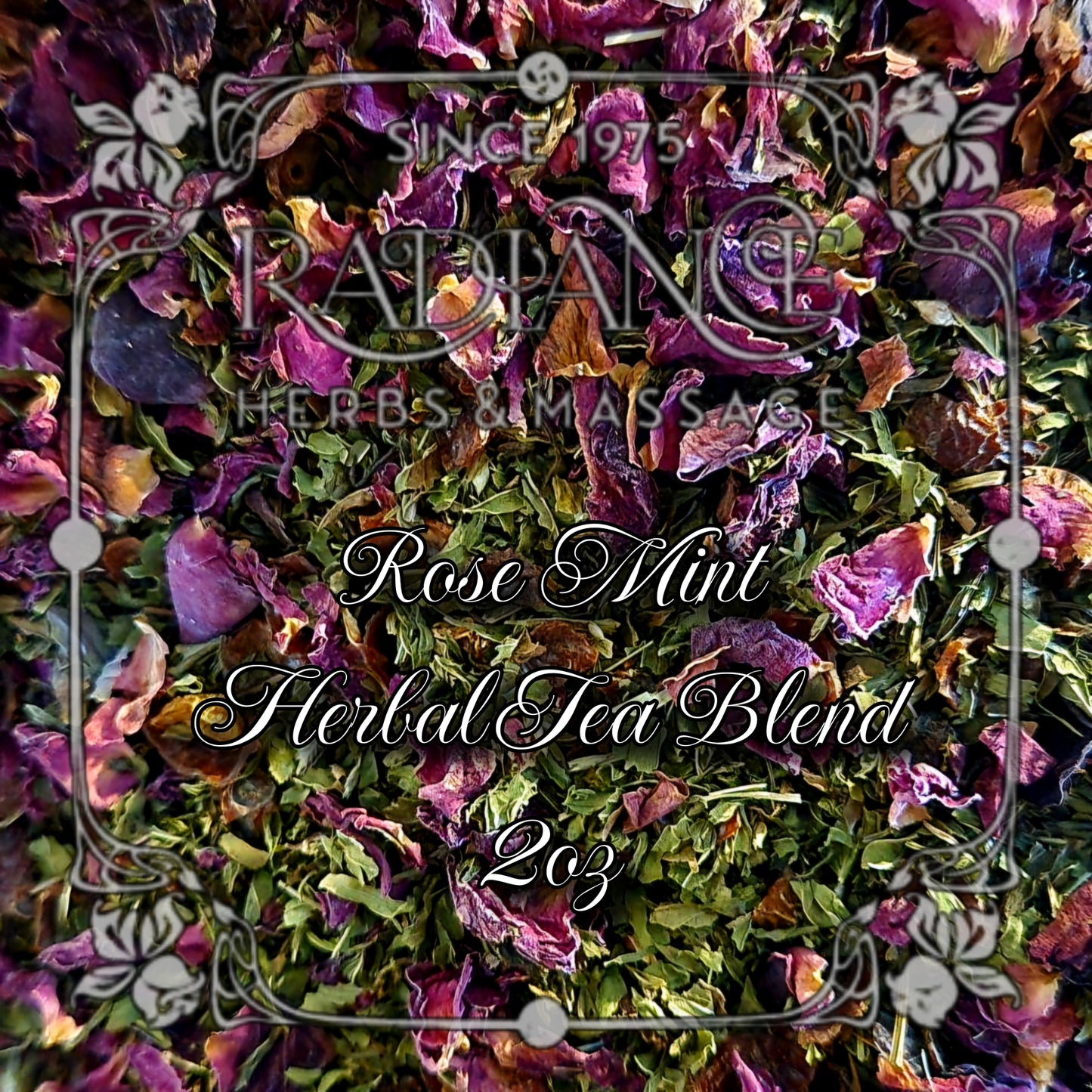 Rose Mint, Herbal Tea Blend - 2oz